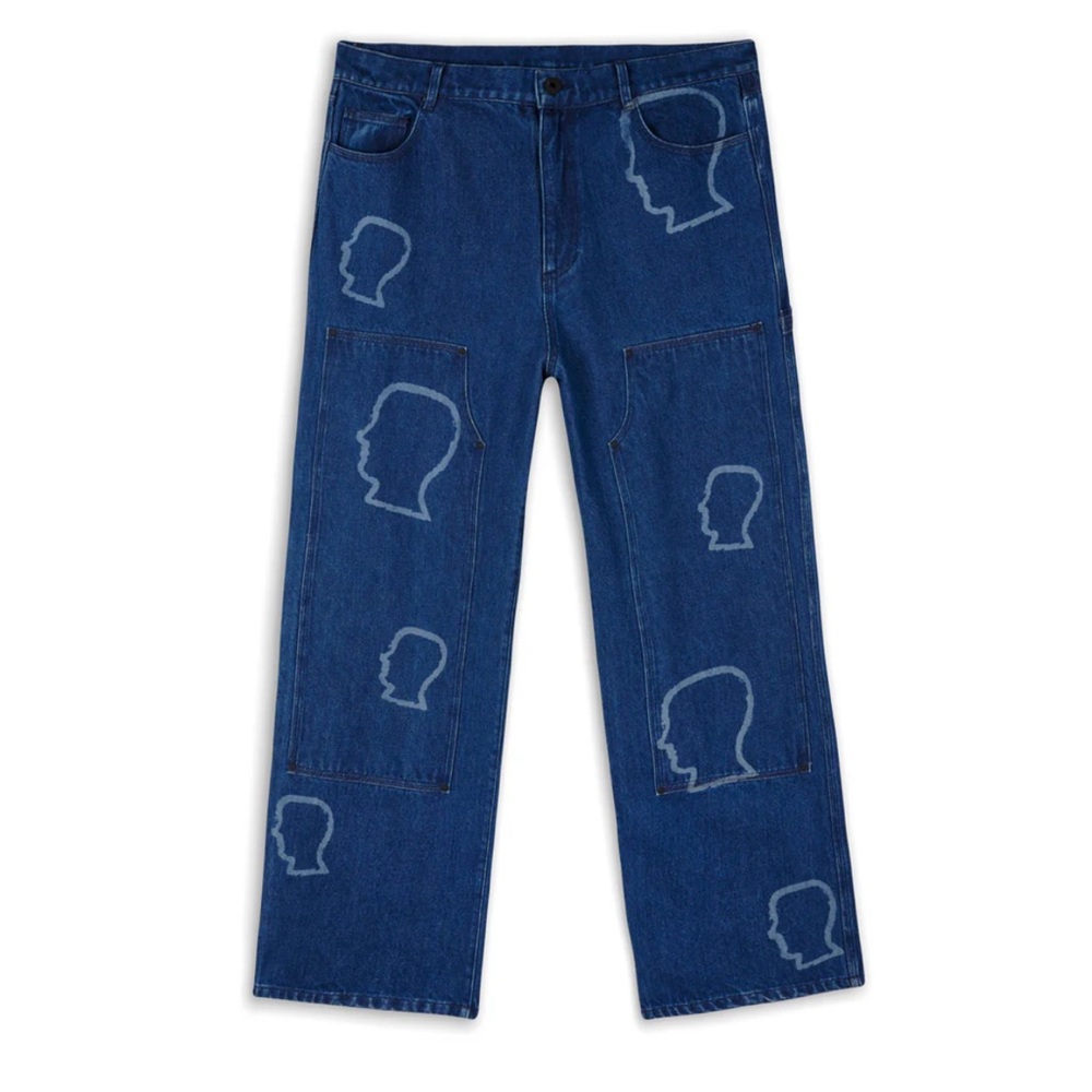 LOGOHEAD DENIM DOUBLE KNEE UTILITY PANT - INDIGO